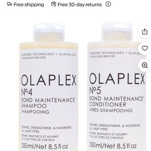 OLAPLEX No.4 Shampoo & No.5 Conditioner - White, Cream